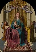 Quentin Matsys The Virgin and Child Enthroned, with Four Angels France oil painting artist